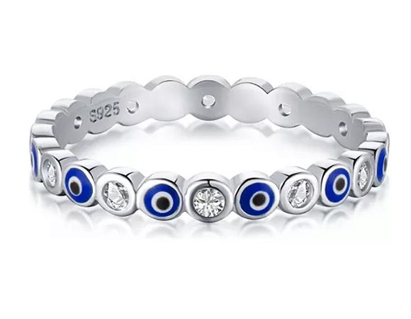 ANEL OLHO GREGO E ZIRCÔNIAS