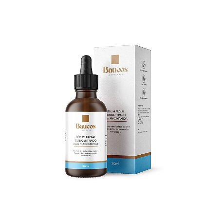 Sérum facial concentrado com niacinamida