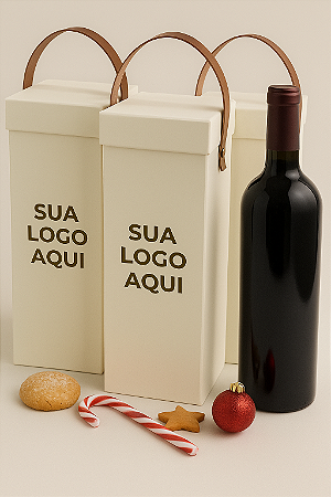 10 UNI CAIXA PARA VINHOS CARTONADA