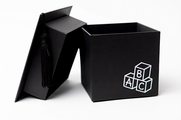 CAIXA CAPELO PRETA 10X10