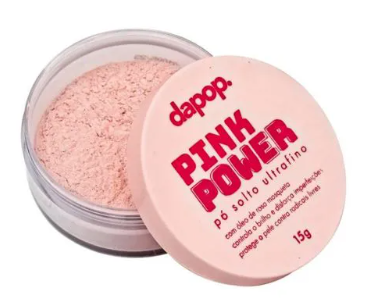 Pó Solto Ultrafino Pink Power Rosa Mosqueta