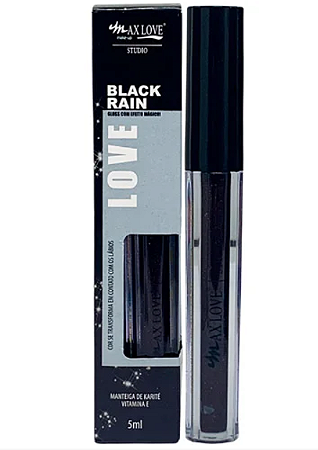 Gloss Black Rain com Vitamina E