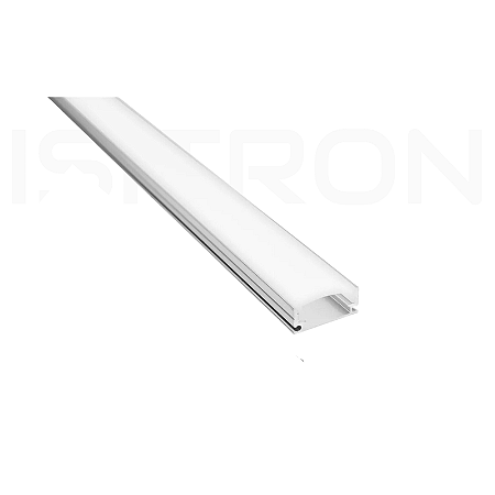 Perfil 20x10mm Sobrepor 2 Metros Alumínio P/ Fita Led