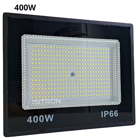 Refletor LED 400W IP66 SMD Branco Frio