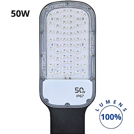 Luminária 50W Fator 100% Led SMD IP67 uso geral