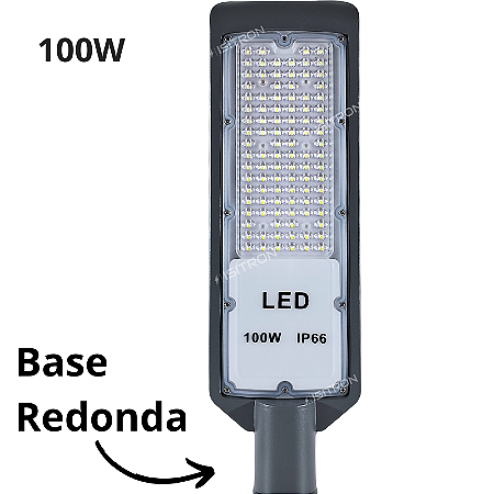 Luminária Led 100W Smd Base Redonda uso geral