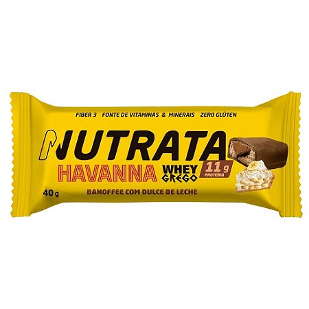 Whey Grego Bar (40g) - Vencimento 31/05/2025 - Sabor: Banoffee c/ Dulce de Leche
