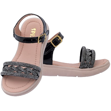 Sandália Rasteira Infantil Feminina Menina Criança Casual Confortável Rasteirinha Moda 20 ao 34