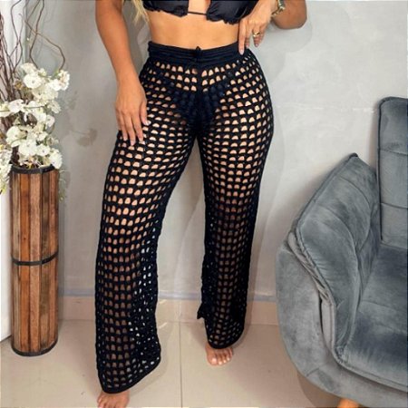 Calça Tricô Colmeia