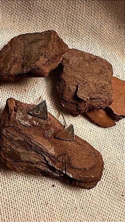 Brinco triangulo abalone