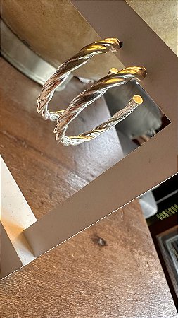 Argola Eletroformação torcida