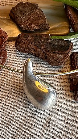 Pingente Gota eletroformação