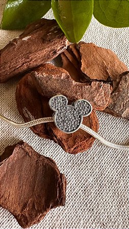 Berloque Mickey - crvejado zircônia