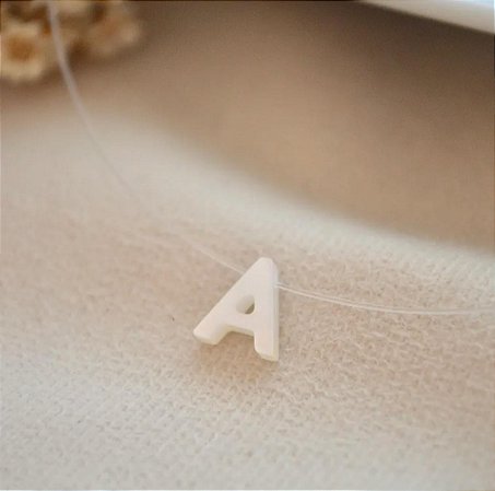 Fio Letra Madrepérola