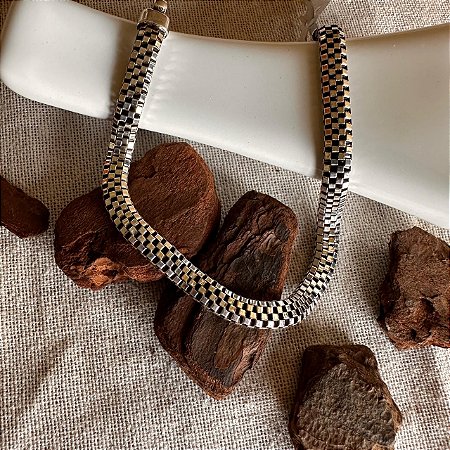 Pulseira Bali - malha achatada