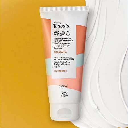 Creme Desodorante Nutritivo para o Corpo Tododia Macadâmia