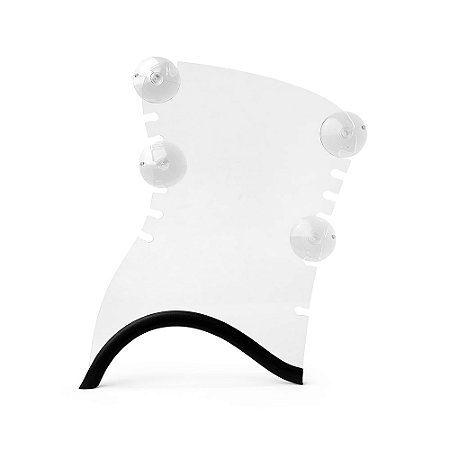 Apoio ergonômico Pompeo Flat - Transparente Tamanho:Maior