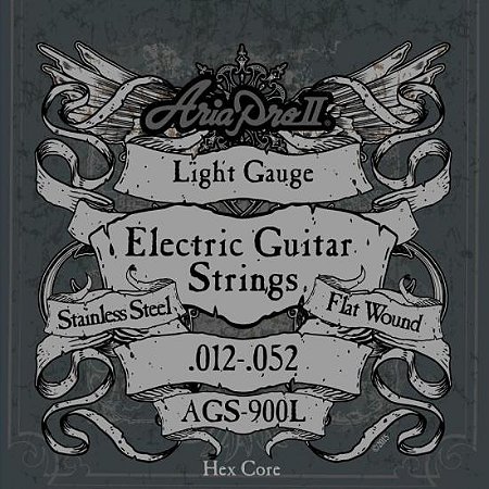Encord. Guitarra Flat Wound .012 AGS900L Aria Pro II