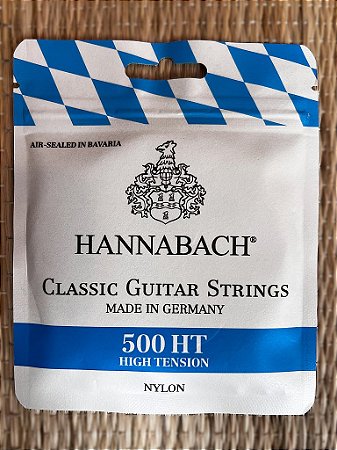 Cordas de Violão Clássico Hannabach 500 HT Tensão ALTA