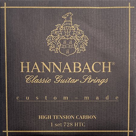 CORDAS HANNABACH VIOLAO 728 HTC COM PRIMAS DE CARBONO