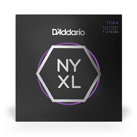Encordoamento Para Guitarra 7C 11-64 D Addario NYXL1164