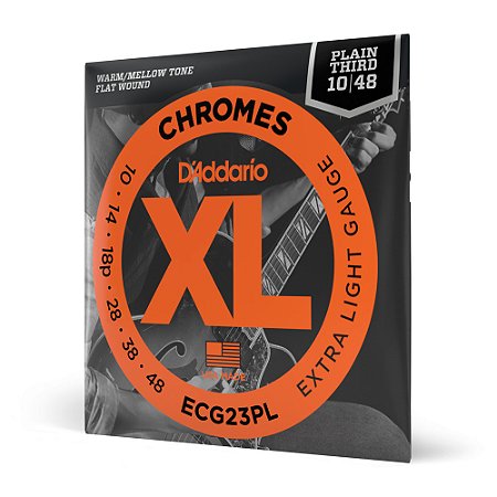 Encordoamento Guitarra 10-48 D Addario Chromes ECG23PL