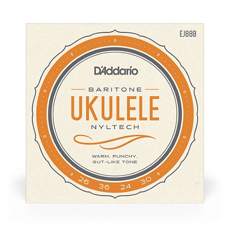 Encordoamento Para Ukulele Barítono D Addario Nyltech EJ88B