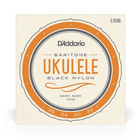 Encordoamento Ukulele Barítono D Addario Pro-Arté Black EJ53B