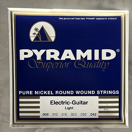 Cordas Pyramid para Guitarra Elétrica – Níquel – Light (LT)