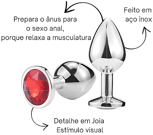 Plug Anal de Metal