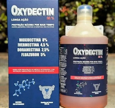 OXYDECTIN 20% Endectocida para Bovinos 500ml