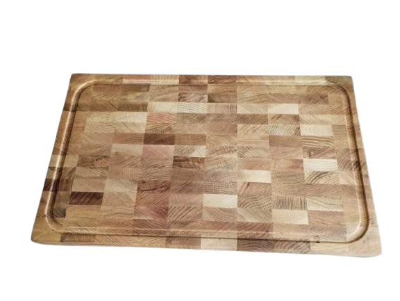 Tábua de corte End Grain CARVALHO 50x30x3,5 cm