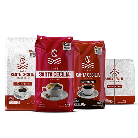 Combo Sabores De Minas - Café Santa Cecília Especial Moído na Hora - 4 Unidades