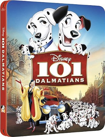 Blu-Ray SteelBook 101 Dálmatas | 101 Dalmatians - Disney - Dublado e Legendado