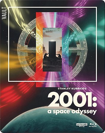 4K UHD + Blu-Ray SteelBook 2001 Uma Odisséia no Espaço | 2001 A Space Odyssey - Stanley Kubrick