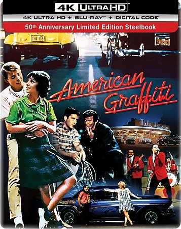 4K UHD + Blu-Ray SteelBook Loucuras de Verão | American Graffiti - George Lucas