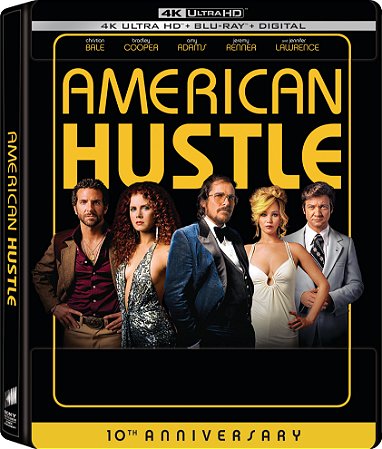 4K UHD + Blu-Ray SteelBook Trapaça | American Hustle - Jennifer Lawrence