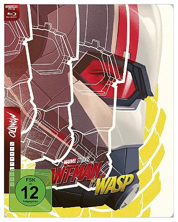 4K UHD + Blu-Ray SteelBook Homem Formiga E A Vespa | Ant Man And The Wasp - Marvel