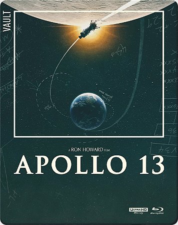 4K UHD + Blu-Ray SteelBook Apollo 13 Do Desastre ao Triunfo | Apollo 13 - Ron Howard