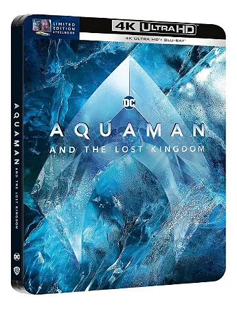 4K UHD + Blu-Ray SteelBook Aquaman 2 O Reino Perdido | Aquaman And The Lost Kingdom - Jason Momoa