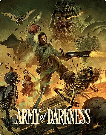 4K UHD + Blu-Ray SteelBook Uma Noite Alucinante 3 | Army Of Darkness