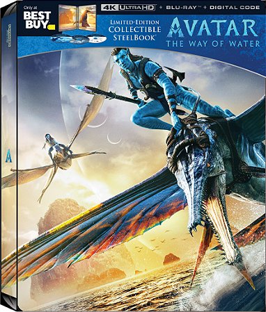 4K UHD + Blu-Ray SteelBook Avatar O Caminho da Água | Avatar The Way Of Water