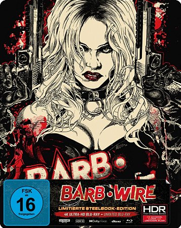 4K UHD + Blu-Ray Barb Wire A Justiceira | Barb Wire - Pamela Anderson