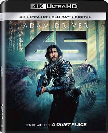 4K UHD + Blu-Ray 65 Ameaça Pré Histórica - Adam Driver