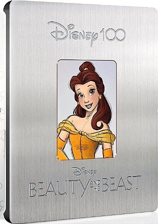 4K UHD + Blu-Ray SteelBook A Bela e a Fera | Beauty And The Beast - Disney 100
