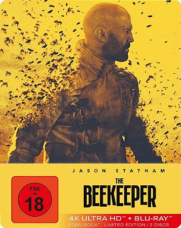 4K UHD + Blu-Ray SteelBook Beekeeper Rede de Vingança | The Beekeeper - Jason Statham