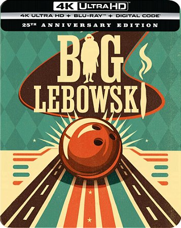 4K UHD + Blu-Ray SteelBook O Grande Lebowski | Big Lebowski - Dublado e Legendado