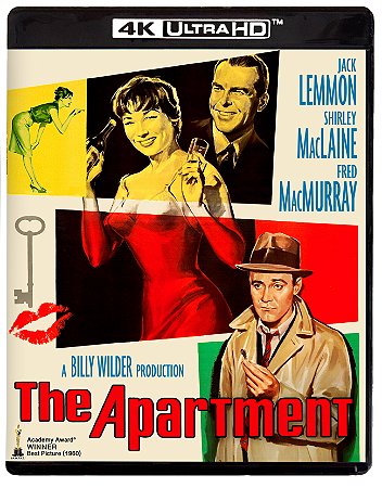 4K UHD + Blu-Ray Se Meu Apartamento Falasse | The Apartment - Shirley McLaine Fred Murray