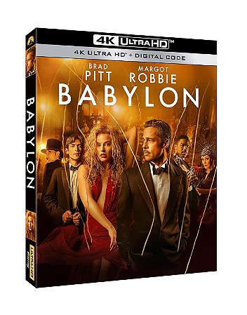 4K UHD Babilônia | Babylon - Brad Pitt Margot Robbie