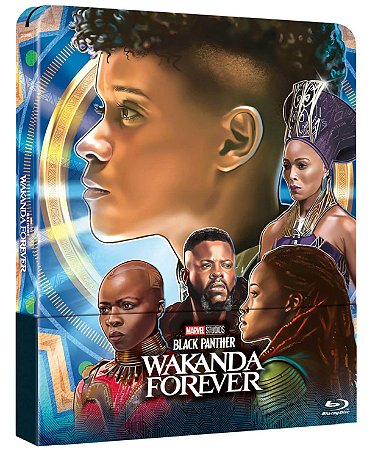4K UHD + Blu-Ray SteelBook Pantera Negra Wakanda Para Sempre | Black Panther Wakanda Forever - Marvel